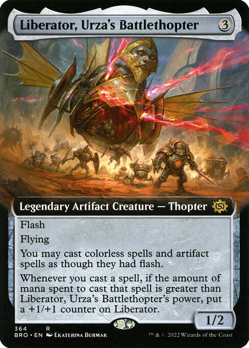 Liberator, Urza's Battlethopter (Extended Art) - The Brothers' War