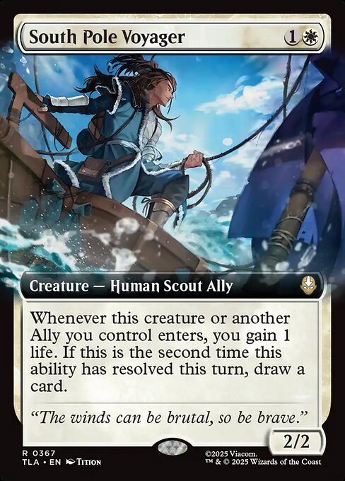 South Pole Voyager (Extended Art) (Foil) - Avatar: The Last Airbender