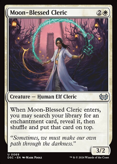 Moon-Blessed Cleric - Commander: Duskmourn: House of Horror