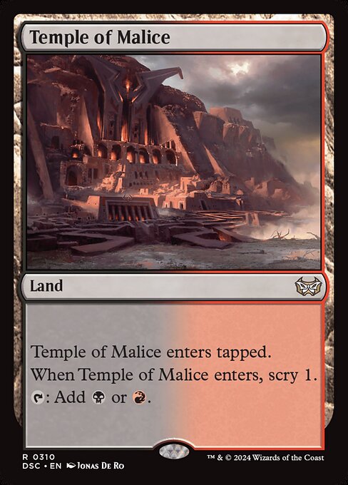 Temple of Malice - Commander: Duskmourn: House of Horror