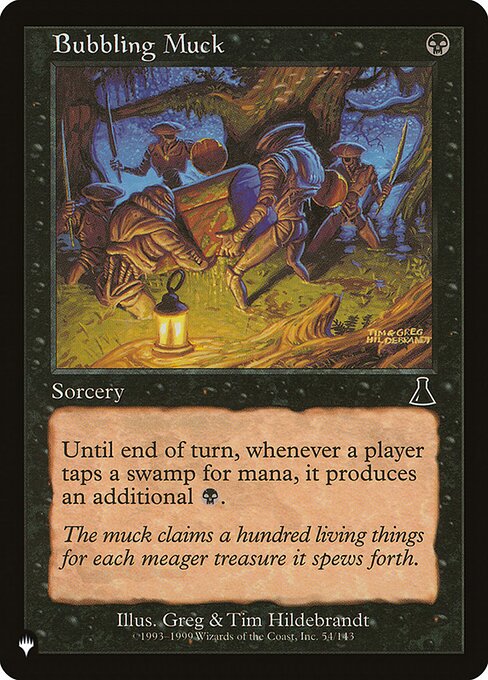 Bubbling Muck - The List Reprints