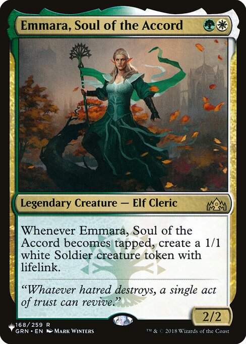 Emmara, Soul of the Accord - The List Reprints