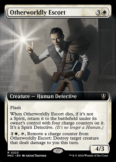 Otherworldly Escort (Extended Art) - Commander: Murders at Karlov Manor