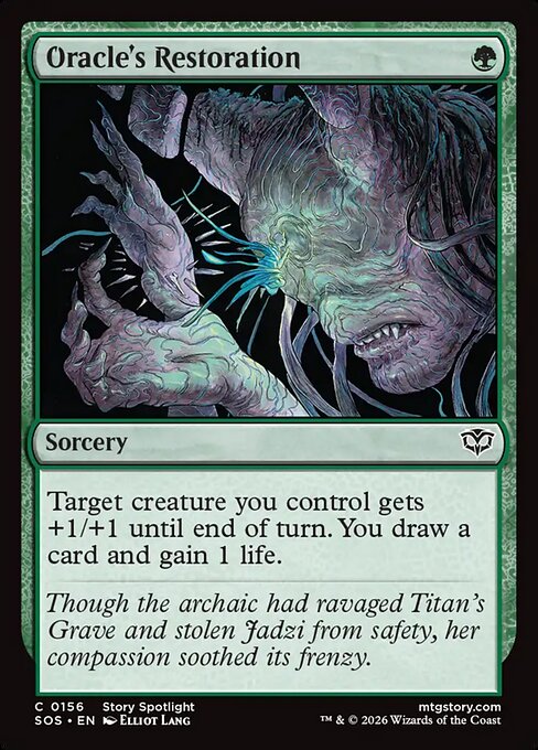 Oracle's Restoration (Foil) - Secrets of Strixhaven
