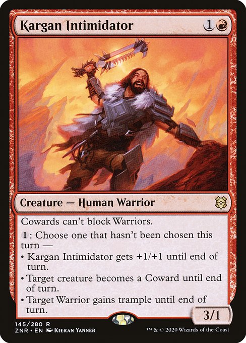 Kargan Intimidator (Foil) - Zendikar Rising