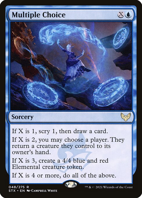 Multiple Choice - Strixhaven: School of Mages