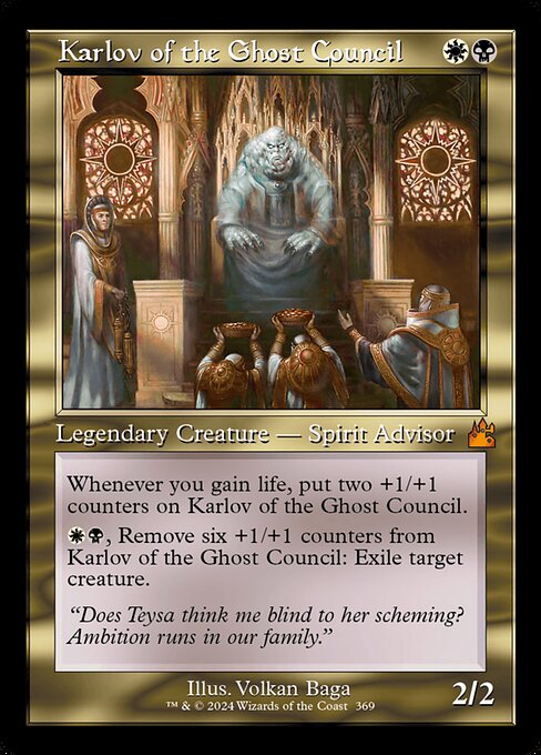 Karlov of the Ghost Council (Retro Frame) - Ravnica Remastered