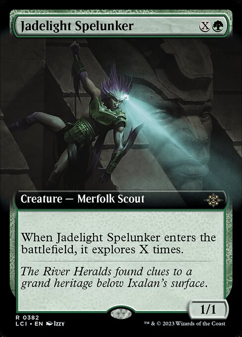 Jadelight Spelunker (Extended Art) (Foil) - The Lost Caverns of Ixalan