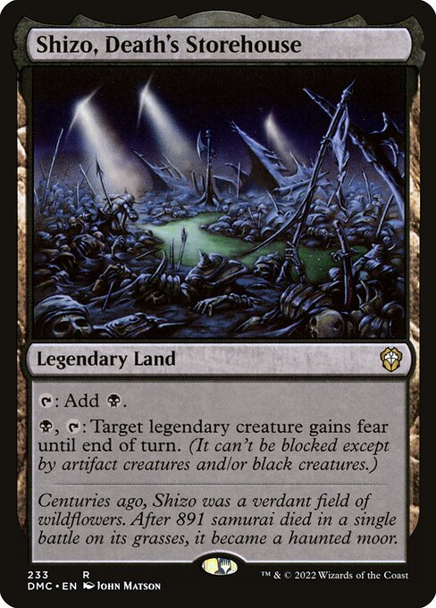 Shizo, Death's Storehouse - Commander: Dominaria United