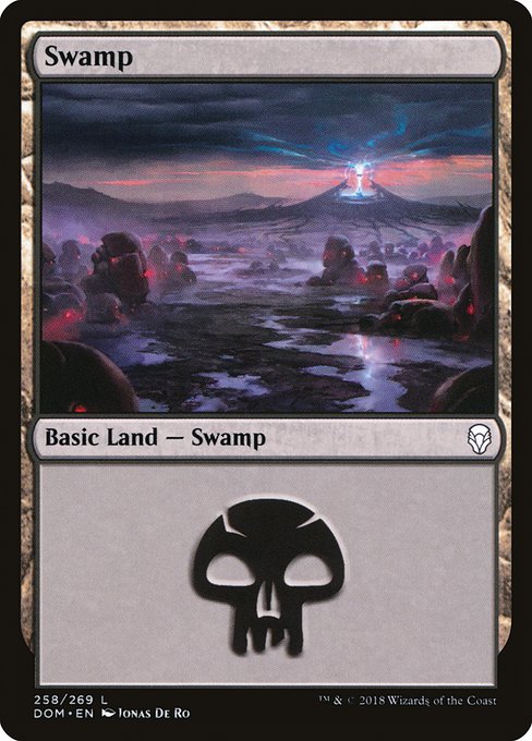 Swamp (258) - Dominaria