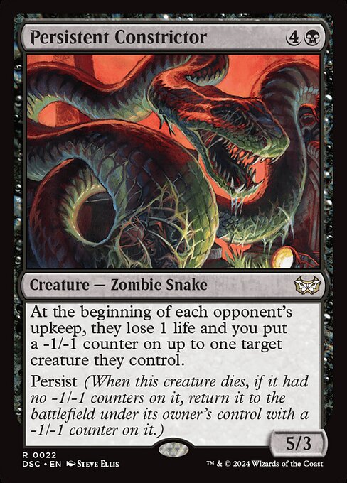 Persistent Constrictor - Commander: Duskmourn: House of Horror