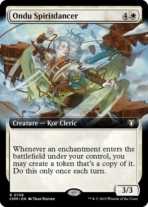 Ondu Spiritdancer (Extended Art) - Commander Masters