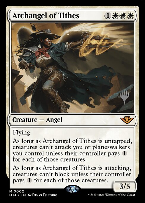 Archangel of Tithes - Promo Pack: Outlaws of Thunder Junction