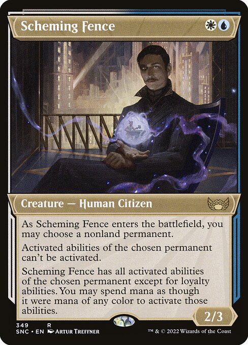 Scheming Fence (Showcase) - Streets of New Capenna