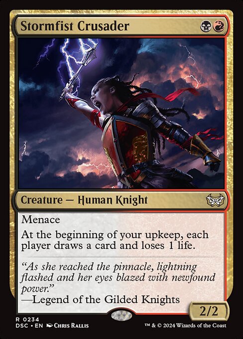 Stormfist Crusader - Commander: Duskmourn: House of Horror