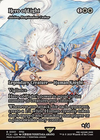 Hero of Light - Adeline, Resplendent Cathar (Showcase) - FINAL FANTASY: Through the Ages