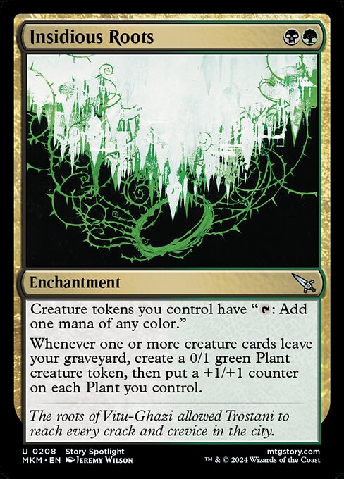 Insidious Roots (Foil) - Murders at Karlov Manor