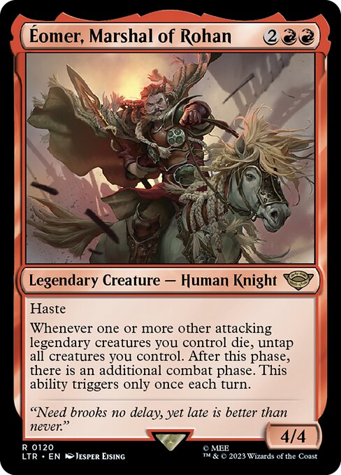 Eomer, Marshal of Rohan (Borderless) (Foil) - Universes Beyond: The Lord of the Rings: Tales of Middle-earth