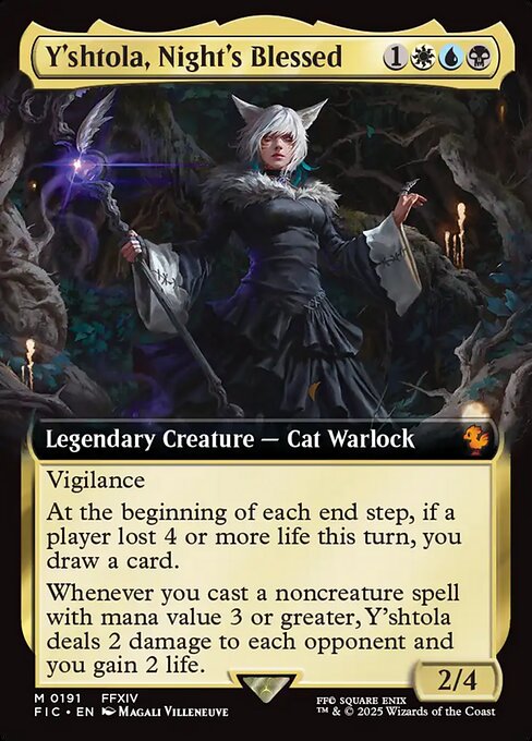 Y'shtola, Night's Blessed (Extended Art) (Foil) - Commander: FINAL FANTASY