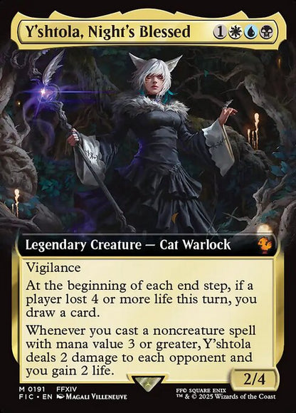Y'shtola, Night's Blessed (Extended Art) (Foil) - Commander: FINAL FANTASY