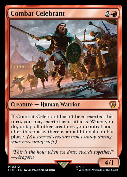 Combat Celebrant - Commander: The Lord of the Rings: Tales of Middle-earth
