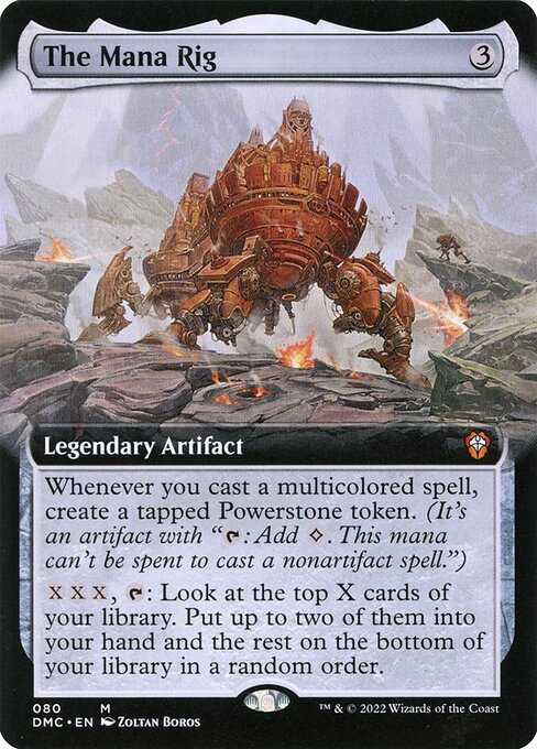 The Mana Rig (Extended Art) - Commander: Dominaria United