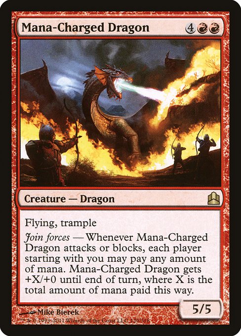 Mana-Charged Dragon - Commander