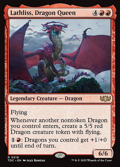 Lathliss, Dragon Queen (1145) (Foil) - Secret Lair Drop Series