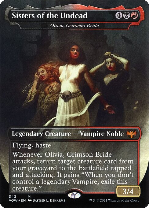 Sisters of the Undead - Olivia, Crimson Bride - Innistrad: Crimson Vow