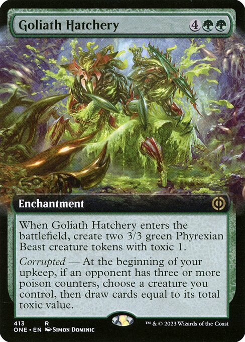 Goliath Hatchery (Extended Art) - Phyrexia: All Will Be One