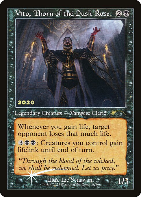 Vito, Thorn of the Dusk Rose - 30th Anniversary Promos