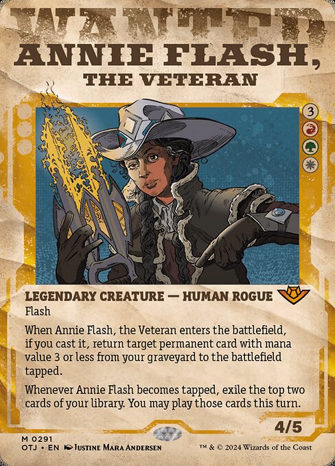 Annie Flash, the Veteran (Showcase) - Outlaws of Thunder Junction