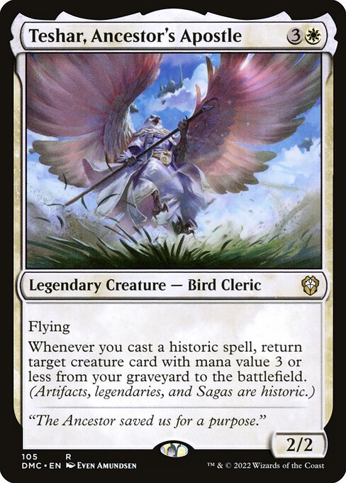 Teshar, Ancestor's Apostle - Commander: Dominaria United