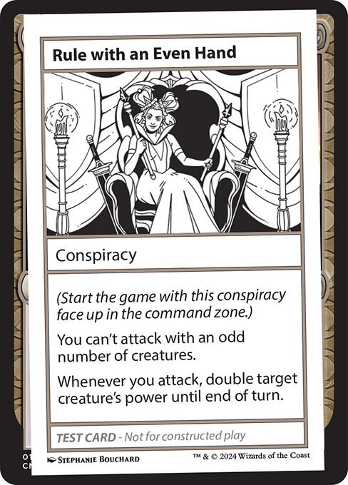 Rule with an Even Hand - Mystery Booster 2 Playtest Cards