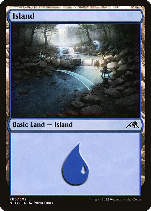 Island (285) - Kamigawa: Neon Dynasty