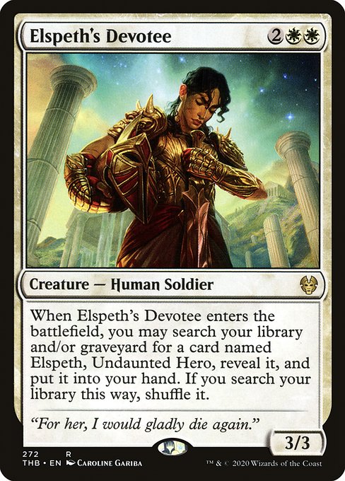 Elspeth's Devotee - Theros Beyond Death