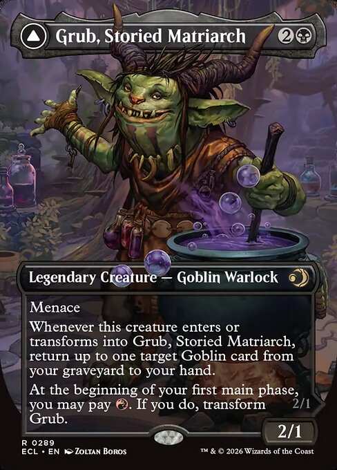 Grub, Storied Matriarch (Borderless) - Lorwyn Eclipsed