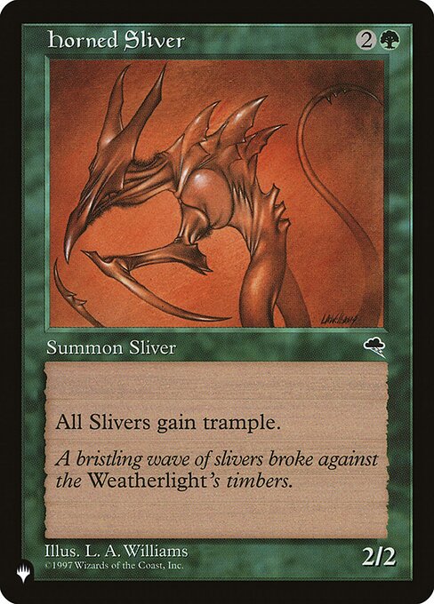 Horned Sliver - The List Reprints