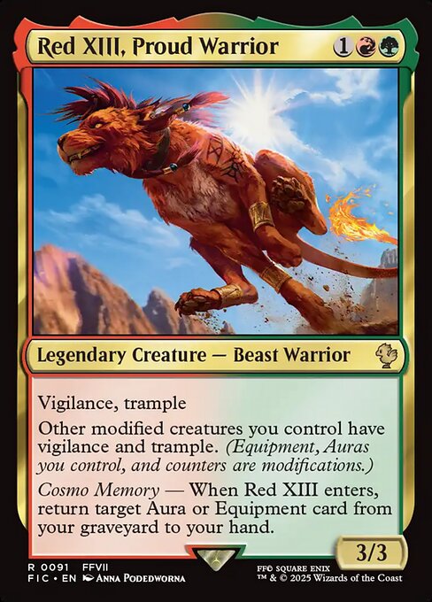 Red XIII, Proud Warrior - Commander: FINAL FANTASY