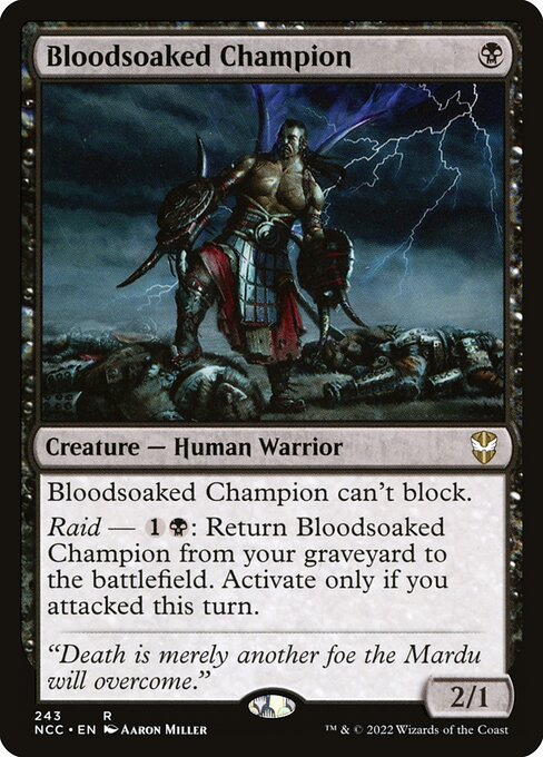 Bloodsoaked Champion - Commander: Streets of New Capenna