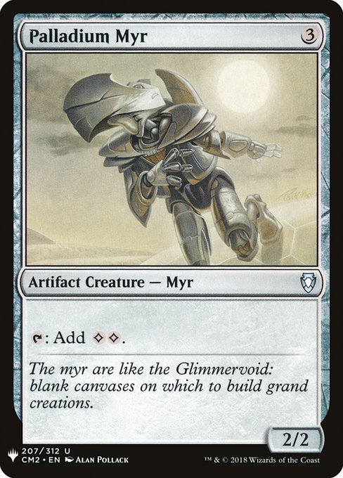 Palladium Myr - The List Reprints