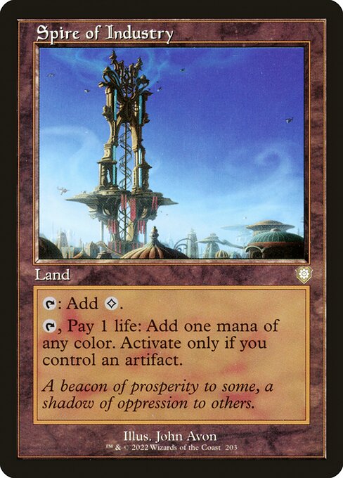 Spire of Industry (Retro Frame) - Commander: The Brothers' War