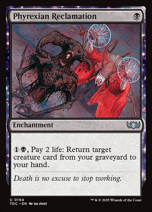 Phyrexian Reclamation - Commander: Tarkir: Dragonstorm