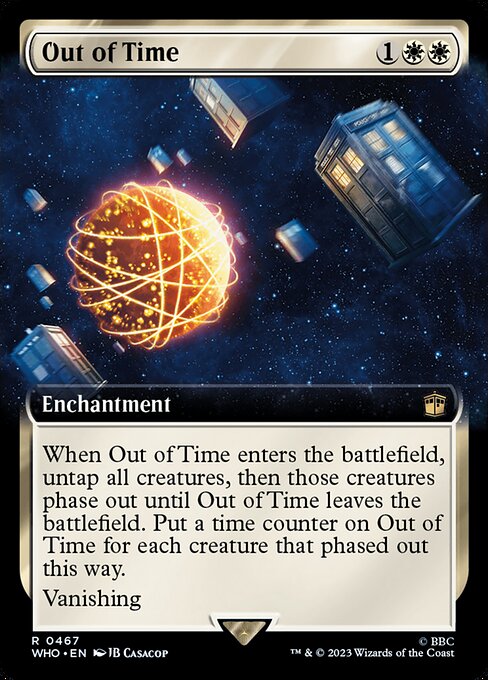 Out of Time (Extended Art) (Foil) - Universes Beyond: Doctor Who