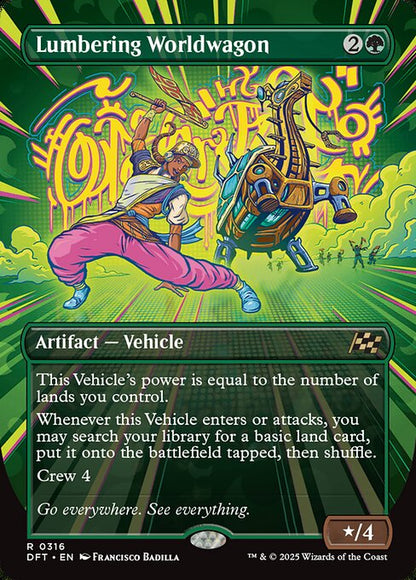 Lumbering Worldwagon (Borderless) - Aetherdrift