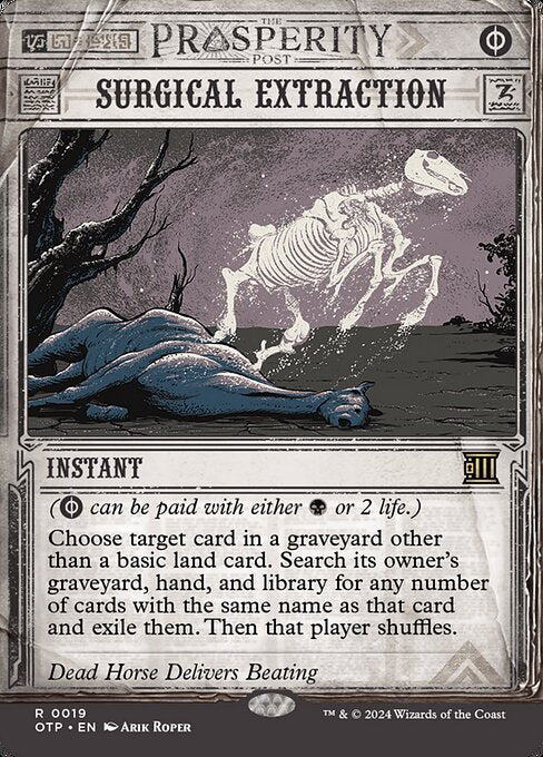 Surgical Extraction (Foil) - Outlaws of Thunder Junction: Breaking News