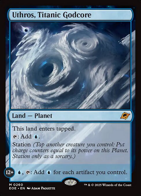 Uthros, Titanic Godcore (Foil) - Edge of Eternities