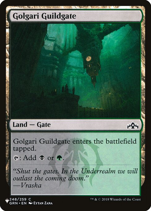 Golgari Guildgate - The List Reprints