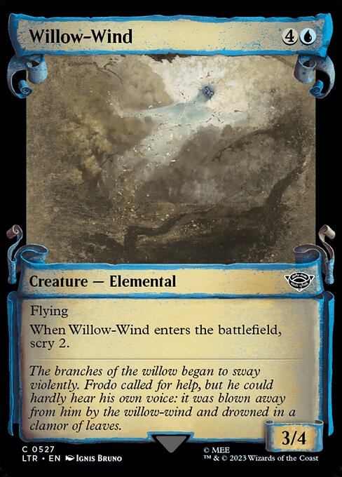 Willow-Wind (Showcase Scrolls) (Foil) - Universes Beyond: The Lord of the Rings: Tales of Middle-earth
