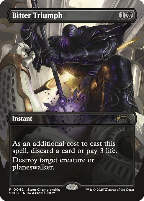 Bitter Triumph - Game Day & Store Championship Promos